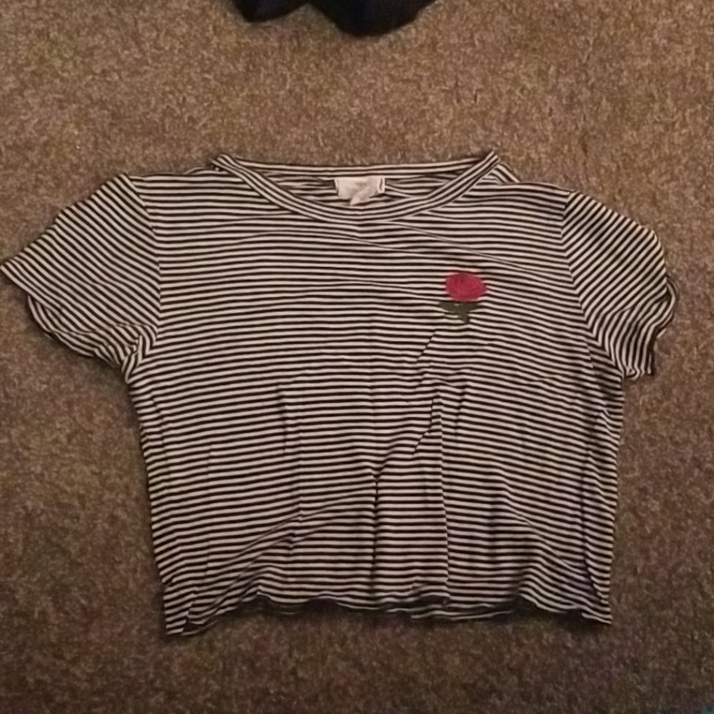 Cropped tee shirt